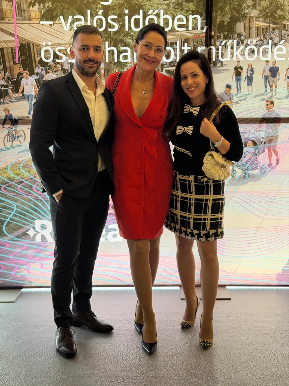 dr. Bertoldi Róbert, dr. Varga Klára és dr. Varga Zsuzsa az MFOE-kongresszuson, Siófokon